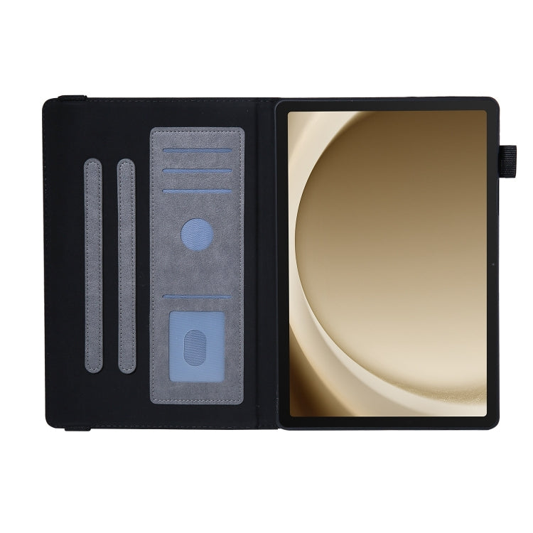 For Samsung Galaxy Tab A11+ / A9+ Extraordinary Series Smart Leather Tablet Case(Grey) by bashfashion