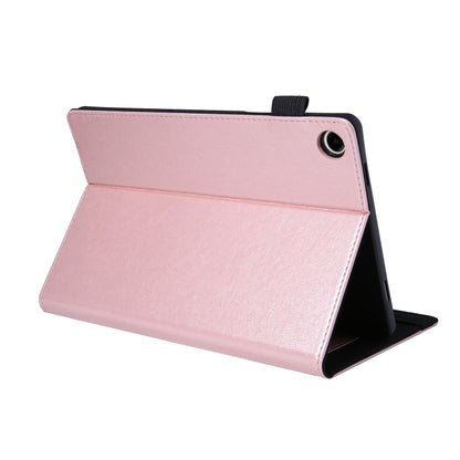 For Samsung Galaxy Tab A11 / A9 Extraordinary Series Leather Tablet Case(Rose Gold) by bashfashion