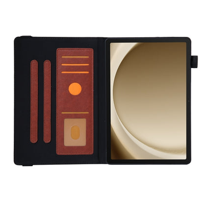 For Samsung Galaxy Tab A11 / A9 Extraordinary Series Leather Tablet Case(Brown) by bashfashion