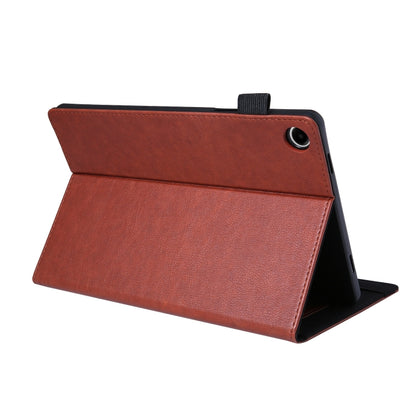 For Samsung Galaxy Tab A11 / A9 Extraordinary Series Leather Tablet Case(Brown) by bashfashion
