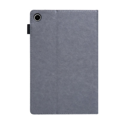 For Samsung Galaxy Tab A11 / A9 Extraordinary Series Leather Tablet Case(Grey) by bashfashion