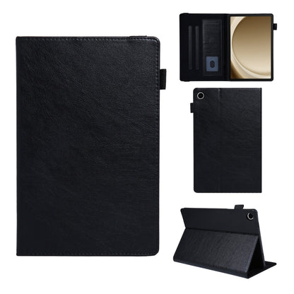 For Samsung Galaxy Tab A11 / A9 Extraordinary Series Leather Tablet Case(Black) by bashfashion