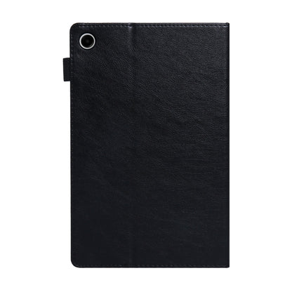 For Samsung Galaxy Tab A11 / A9 Extraordinary Series Leather Tablet Case(Black) by bashfashion