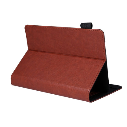 8 inch Extraordinary Series Leather Tablet Case(Brown) by bashfashion