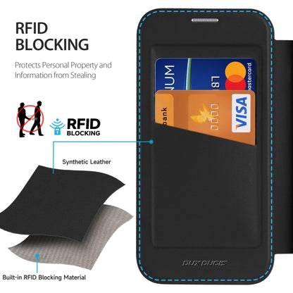 For Samsung Galaxy A36 5G / A56 5G DUX DUCIS Skin X Pro Series PC + TPU Phone Leather Case(Black) by DUX DUCIS