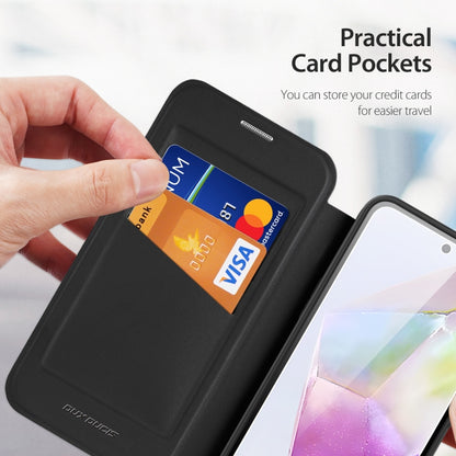 For Samsung Galaxy A36 5G / A56 5G DUX DUCIS Skin X Pro Series PC + TPU Phone Leather Case(Black) by DUX DUCIS