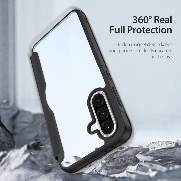 For Samsung Galaxy A36 5G / A56 5G DUX DUCIS Skin X Pro Series PC + TPU Phone Leather Case(Black) by DUX DUCIS