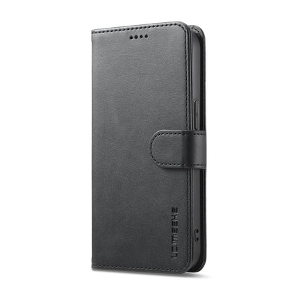 LC.IMEEKE Calf Texture Horizontal Flip Leather Case For iPhone 16e(Black) by LC.IMEEKE
