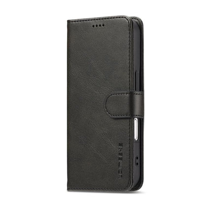 LC.IMEEKE Calf Texture Horizontal Flip Leather Case For iPhone 17(Black) by LC.IMEEKE