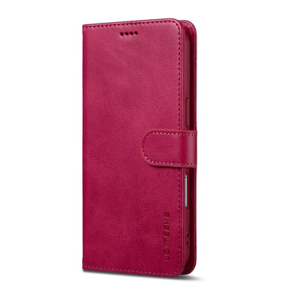 LC.IMEEKE Calf Texture Horizontal Flip Leather Case For iPhone Air(Red) by LC.IMEEKE