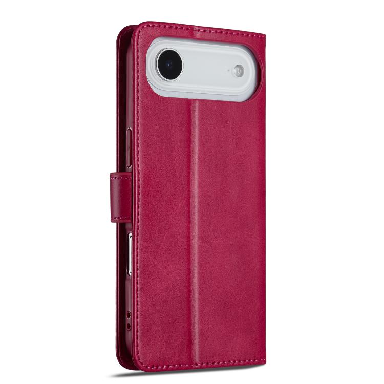 LC.IMEEKE Calf Texture Horizontal Flip Leather Case For iPhone Air(Red) by LC.IMEEKE