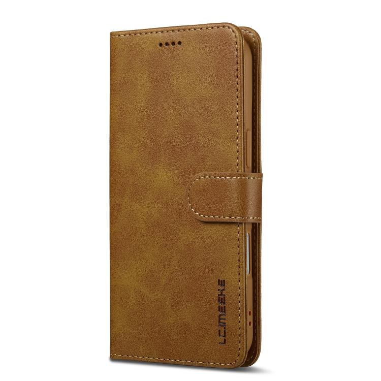 LC.IMEEKE Calf Texture Horizontal Flip Leather Case For iPhone Air(Yellow) by LC.IMEEKE