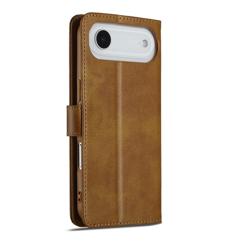 LC.IMEEKE Calf Texture Horizontal Flip Leather Case For iPhone Air(Yellow) by LC.IMEEKE