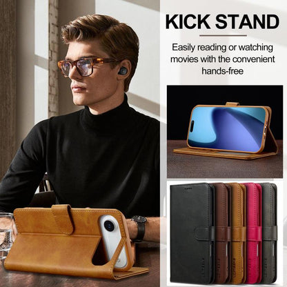 LC.IMEEKE Calf Texture Horizontal Flip Leather Case For iPhone Air(Yellow) by LC.IMEEKE