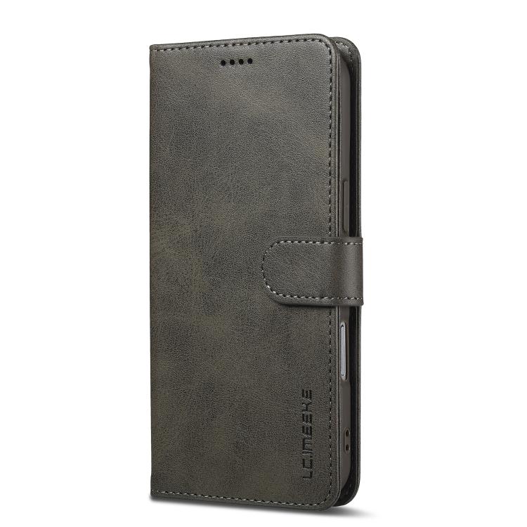 LC.IMEEKE Calf Texture Horizontal Flip Leather Case For iPhone Air(Grey) by LC.IMEEKE