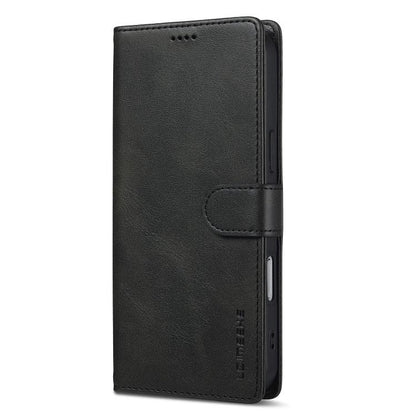 LC.IMEEKE Calf Texture Horizontal Flip Leather Case For iPhone 17 Pro(Black) by LC.IMEEKE