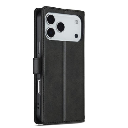 LC.IMEEKE Calf Texture Horizontal Flip Leather Case For iPhone 17 Pro(Black) by LC.IMEEKE