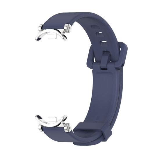 For Xiaomi Smart Band 10 / 9 / 8 Mijobs GT4 Silicone Breathable Watch Band(Midnight Blue Silver) by MIJOBS
