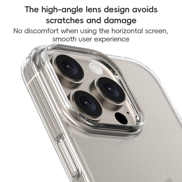 For iPhone 16 Pro ZGA Clear TPU Shockproof Phone Case(Transparent) by ZGA