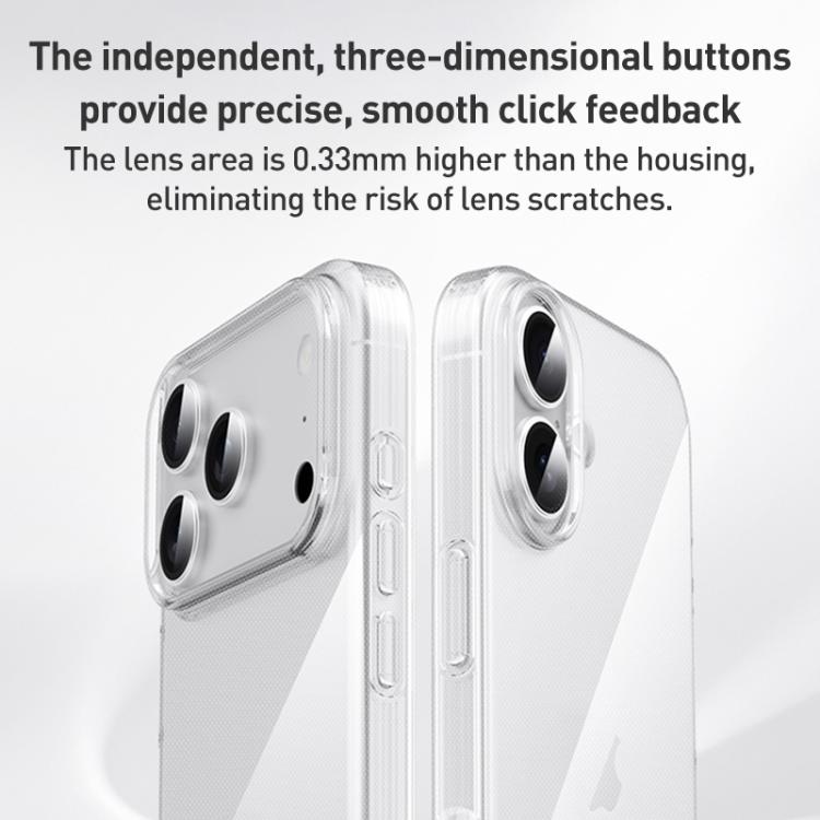 For iPhone 17 ZGA Clear TPU Shockproof Phone Case(Transparent) by ZGA