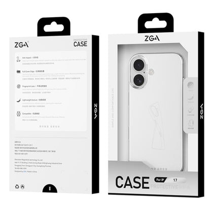 For iPhone Air ZGA Clear TPU Shockproof Phone Case(Transparent) by ZGA
