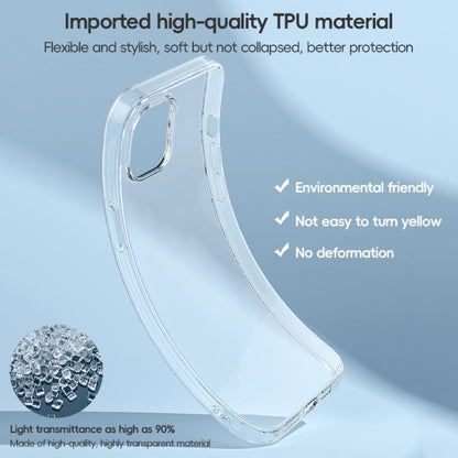 For iPhone 15 Pro ZGA Clear TPU Shockproof Phone Case(Transparent) by ZGA