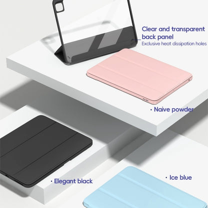 For iPad 2025 / 2022 ZGA Tri-Fold Voltage Smart Leather Tablet Case(Ice Blue) by ZGA