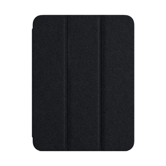 For iPad 2025 / 2022 ZGA Tri-Fold Voltage Smart Leather Tablet Case(Black) by ZGA