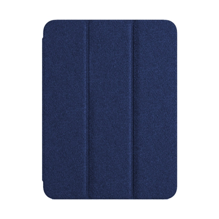 For iPad 2025 / 2022 ZGA Tri-Fold Voltage Smart Leather Tablet Case(Blue) by ZGA