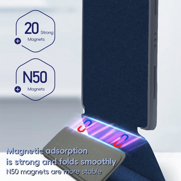 For iPad Air 10.9 2022 / 2020 ZGA Tri-Fold Voltage Smart Leather Tablet Case(Grey) by ZGA