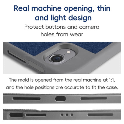 For iPad 2025 / 2022 ZGA Tri-Fold Voltage Smart Leather Tablet Case(Black) by ZGA