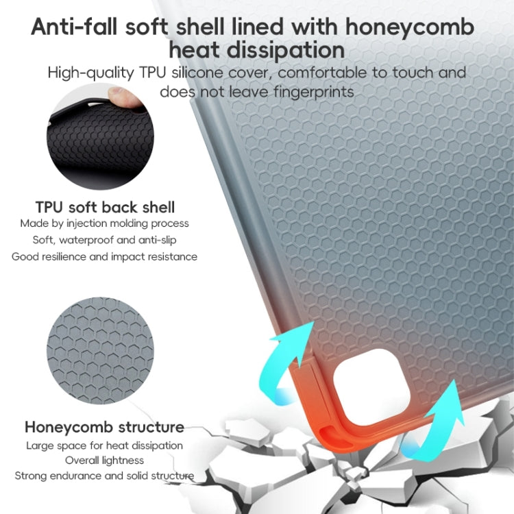 For iPad Pro 11 2022 / 2021 / 2020 ZGA Tri-Fold Voltage Smart Leather Tablet Case(Black) by ZGA