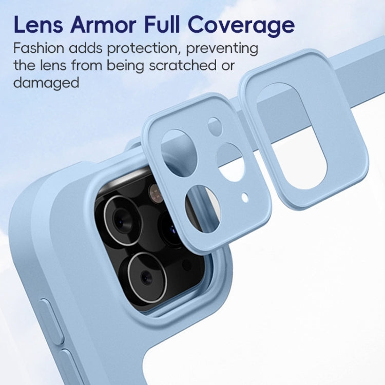 For iPad Air 10.9 2022 / 2020 ZGA Tri-Fold 360 Rotation Smart Leather Tablet Case(Pink) by ZGA