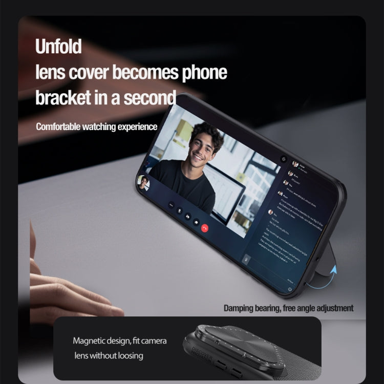 For Huawei Pura 70 Pro/70 Pro+ NILLKIN Textured Prop Lens Protection Holder Nylon Phone Case(Black) by NILLKIN