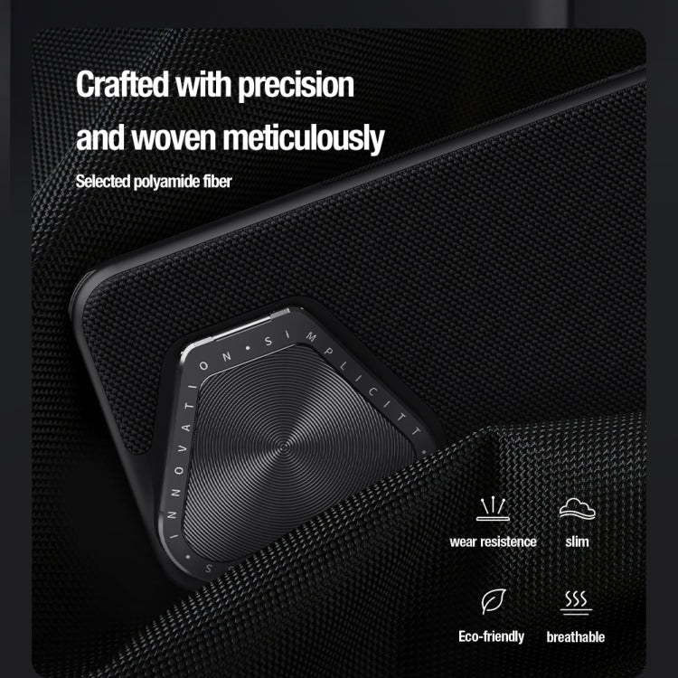 For Huawei Pura 70 Pro/70 Pro+ NILLKIN Textured Prop Magnetic Lens Protection Holder Nylon Phone Case(Black) by NILLKIN