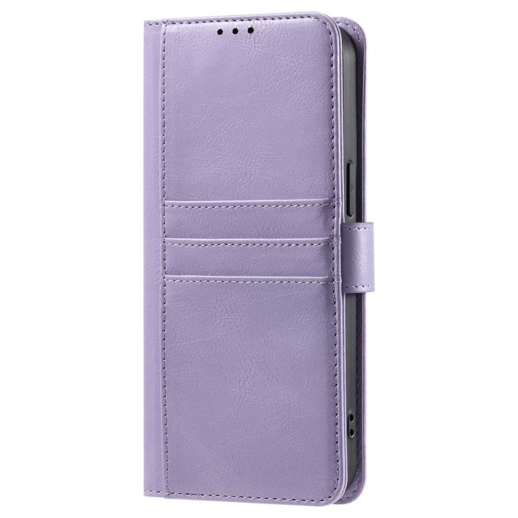 For iPhone 16e Simple 6-Card Wallet Leather Phone Case(Purple) by bashfashion