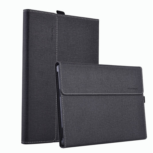 For Microsoft Surface Pro 10 Cloth Texture PC Tablet Protective Case(Black) by bashfashion