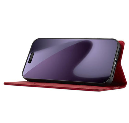 For iPhone 17 Pro LC.IMEEKE Strong Magnetism Microfiber Leather Phone Case(Red) by LC.IMEEKE