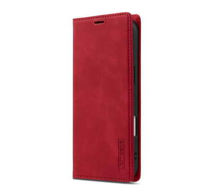 For iPhone Air LC.IMEEKE Strong Magnetism Microfiber Leather Phone Case(Red) by LC.IMEEKE