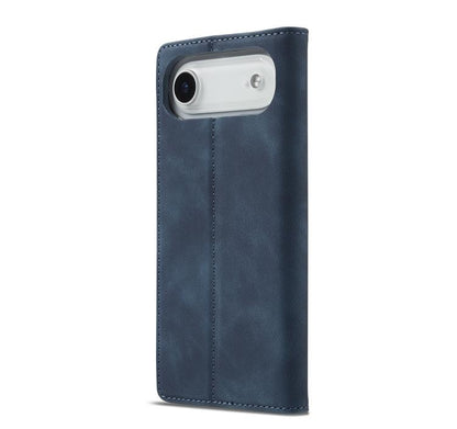 For iPhone Air LC.IMEEKE Strong Magnetism Microfiber Leather Phone Case(Blue) by LC.IMEEKE