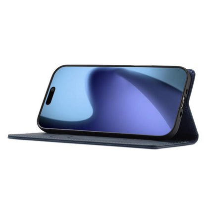 For iPhone Air LC.IMEEKE Strong Magnetism Microfiber Leather Phone Case(Blue) by LC.IMEEKE