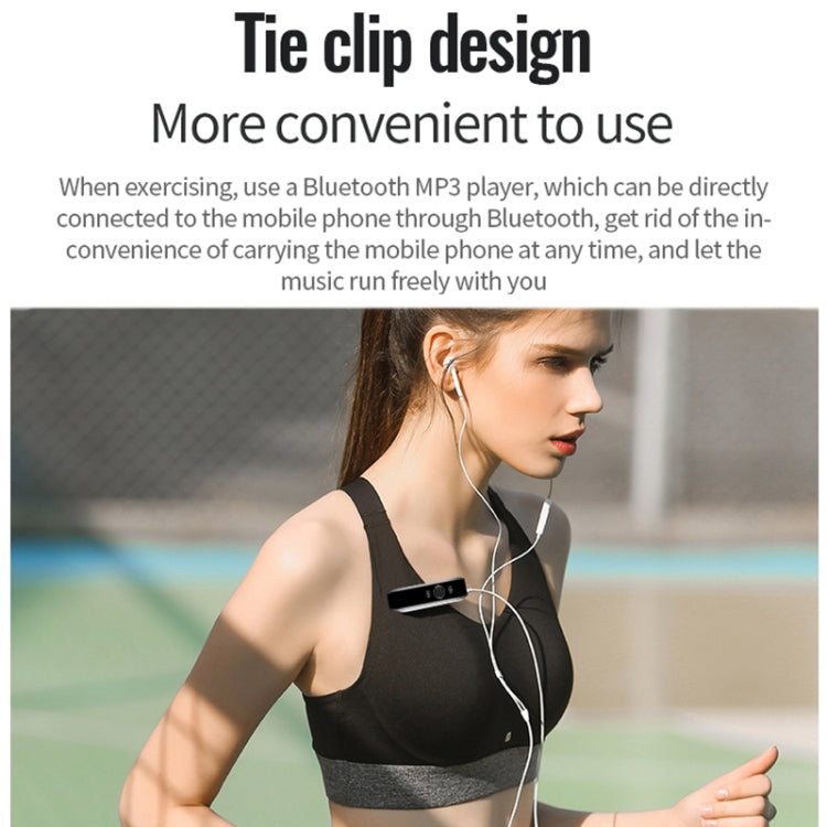 JNN L3 Bluetooth 4.2 Audio Receiver MP3 Player, Memory:4GB(Black) by JNN