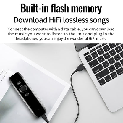 JNN L3 Bluetooth 4.2 Audio Receiver MP3 Player, Memory:4GB(Black) by JNN