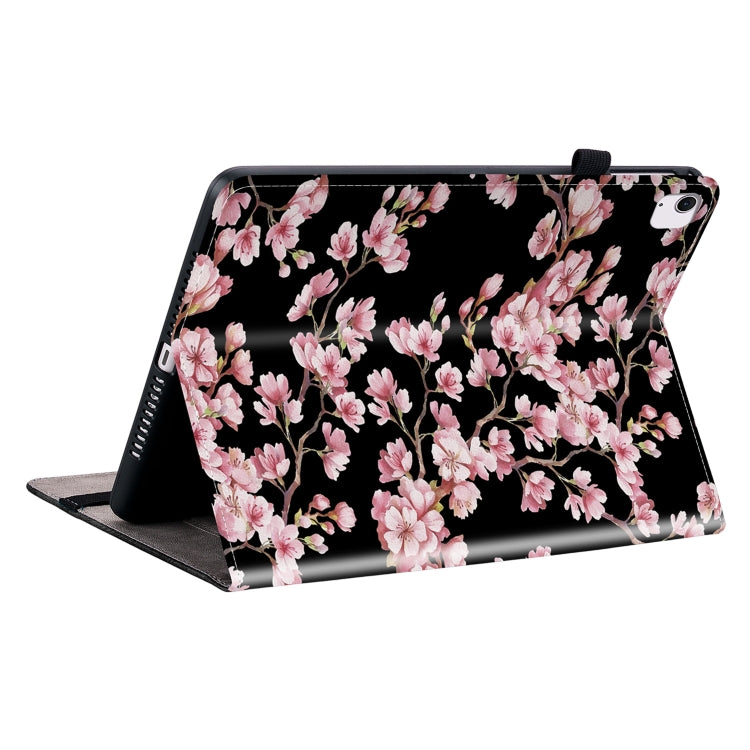 For iPad Air 11 2025 / 2024 Crystal Texture Painted Leather Smart Tablet Case(Plum Bossom) by bashfashion