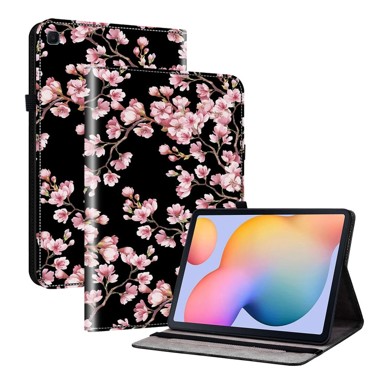 For Samsung Galaxy Tab S5e T720 Crystal Texture Painted Leather Tablet Case(Plum Bossom) by bashfashion