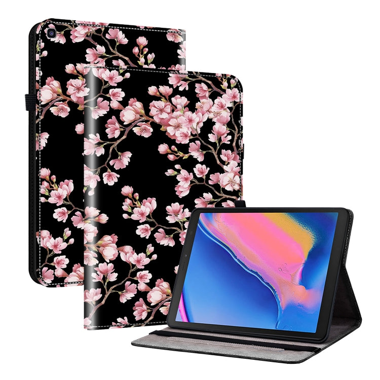 For Samsung Galaxy Tab A 8.0 2019 Crystal Texture Painted Leather Tablet Case(Plum Bossom) by bashfashion