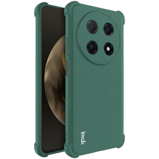 For Huawei nova 12i / Enjoy 70 Pro imak Shockproof Airbag TPU Phone Case(Matte Green) by imak