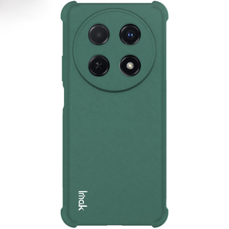 For Huawei nova 12i / Enjoy 70 Pro imak Shockproof Airbag TPU Phone Case(Matte Green) by imak
