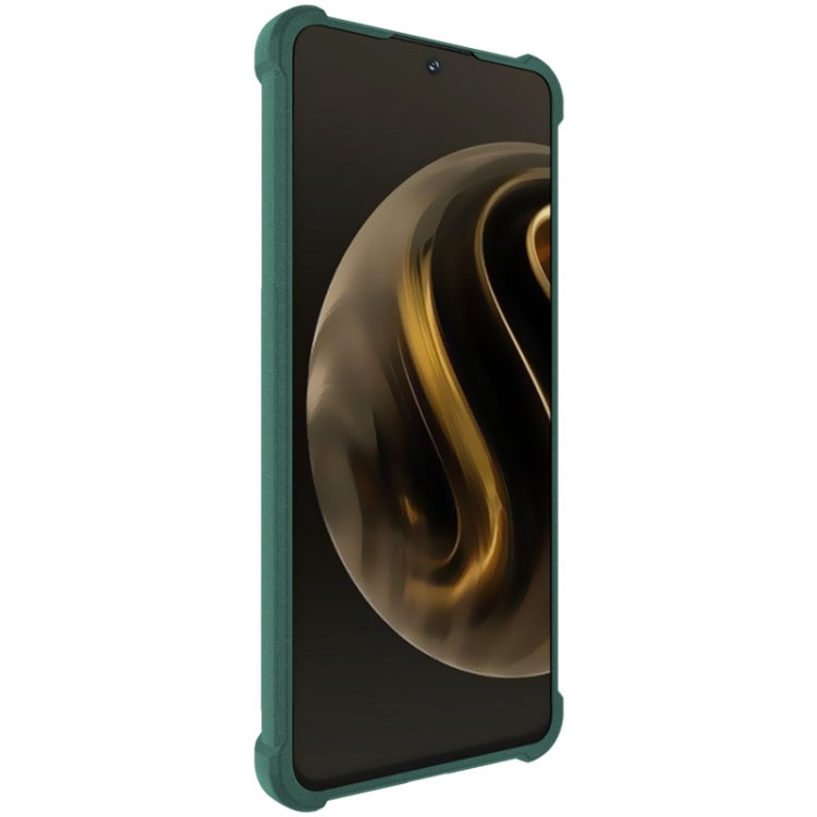 For Huawei nova 12i / Enjoy 70 Pro imak Shockproof Airbag TPU Phone Case(Matte Green) by imak