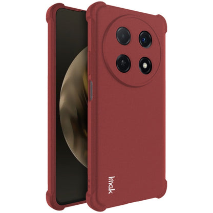 For Huawei nova 12i / Enjoy 70 Pro imak Shockproof Airbag TPU Phone Case(Matte Red) by imak